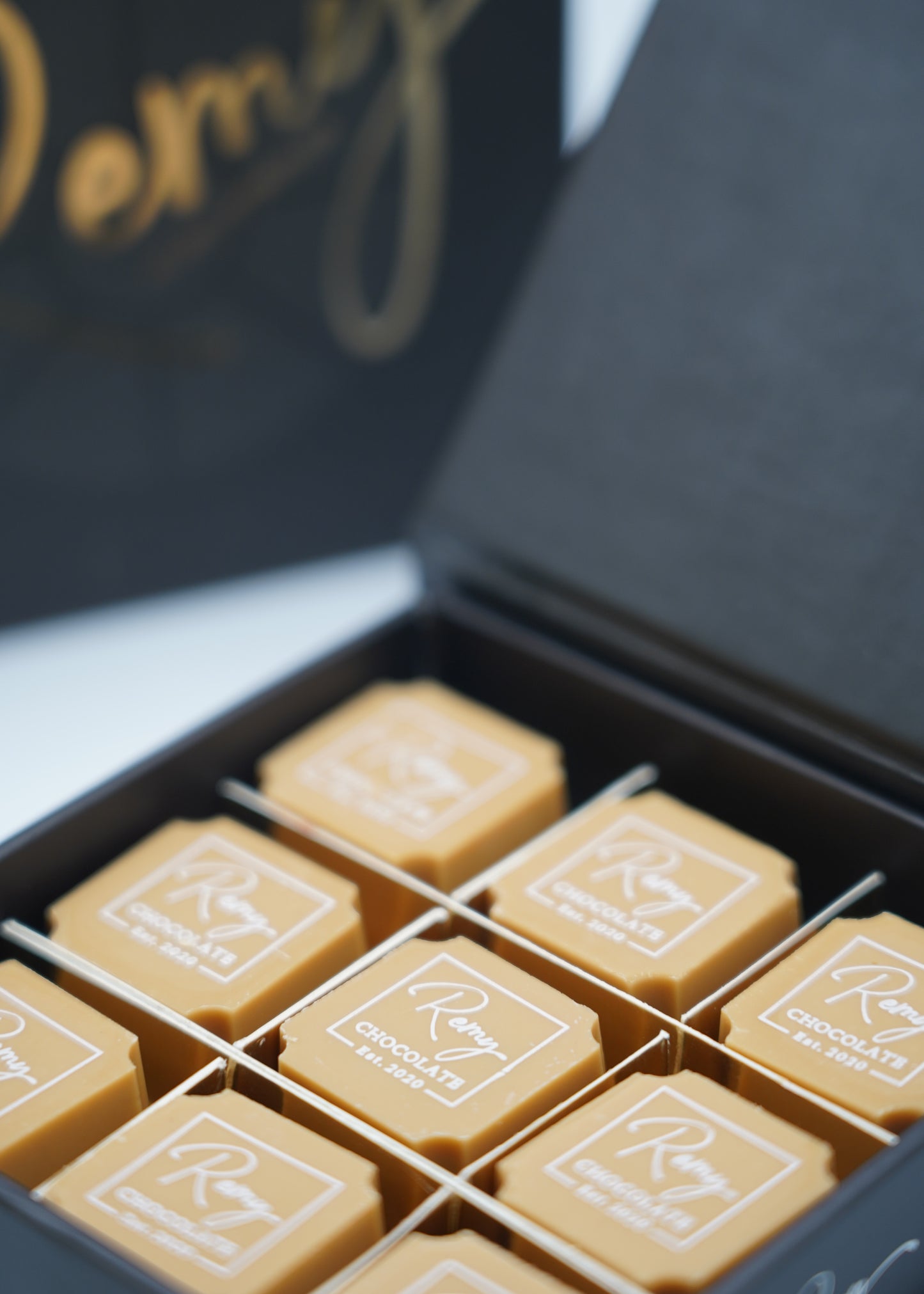 Indulge in Elegance: The 9-Piece Praline & Feuilletine Bonbon Box
