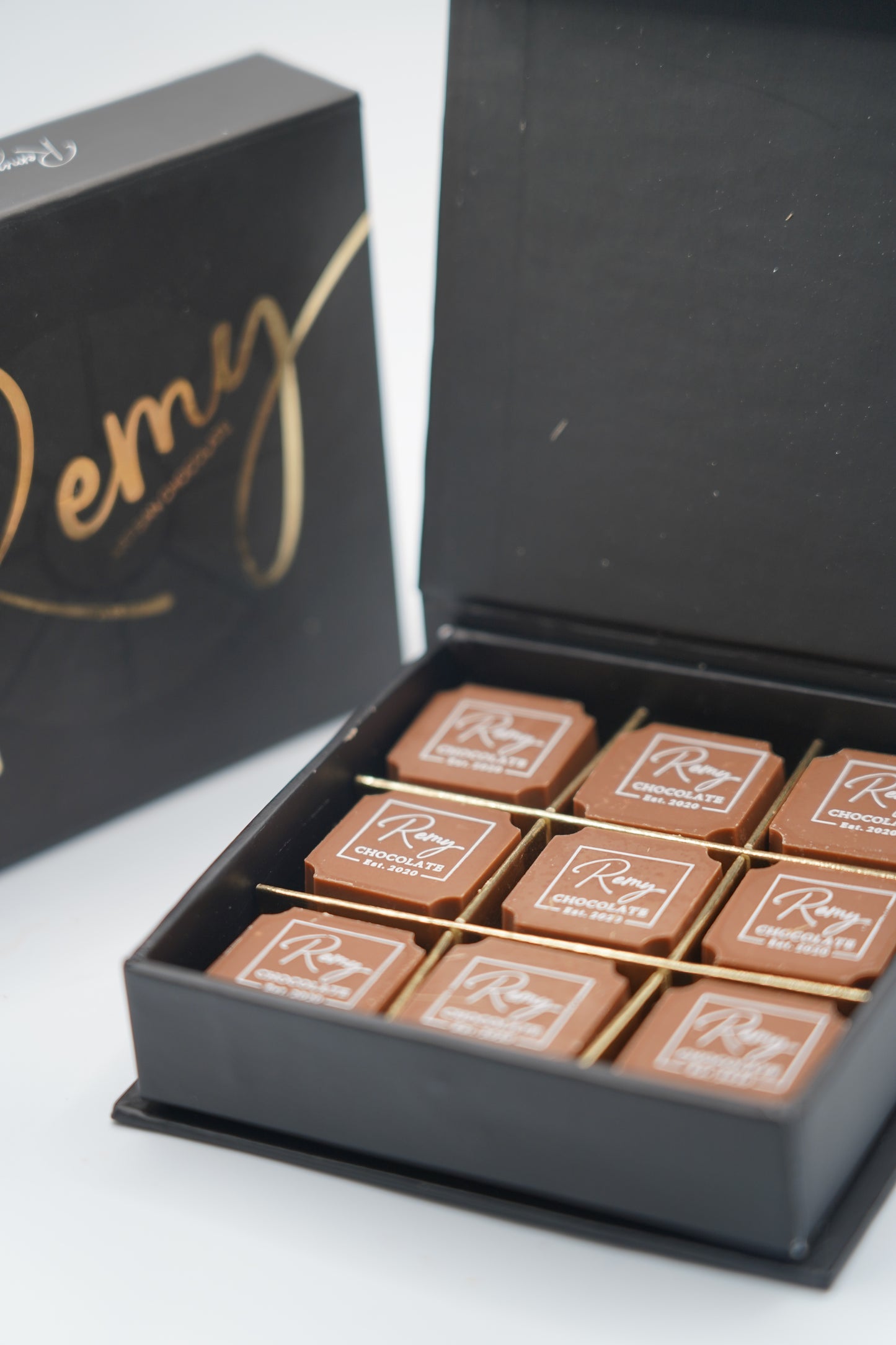 Classic Comfort, Elevated: The 9-Piece Praline & Feuilletine Bonbon Box (Milk Chocolate)