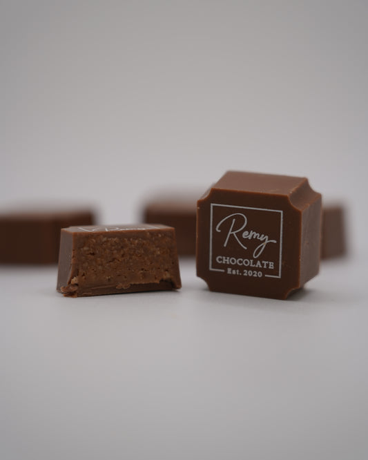Classic Comfort, Elevated: The 9-Piece Praline & Feuilletine Bonbon Box (Milk Chocolate)