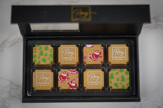 L’Écrin de Noël — Pécan Douceur (8-Piece Box) Remy Chocolate